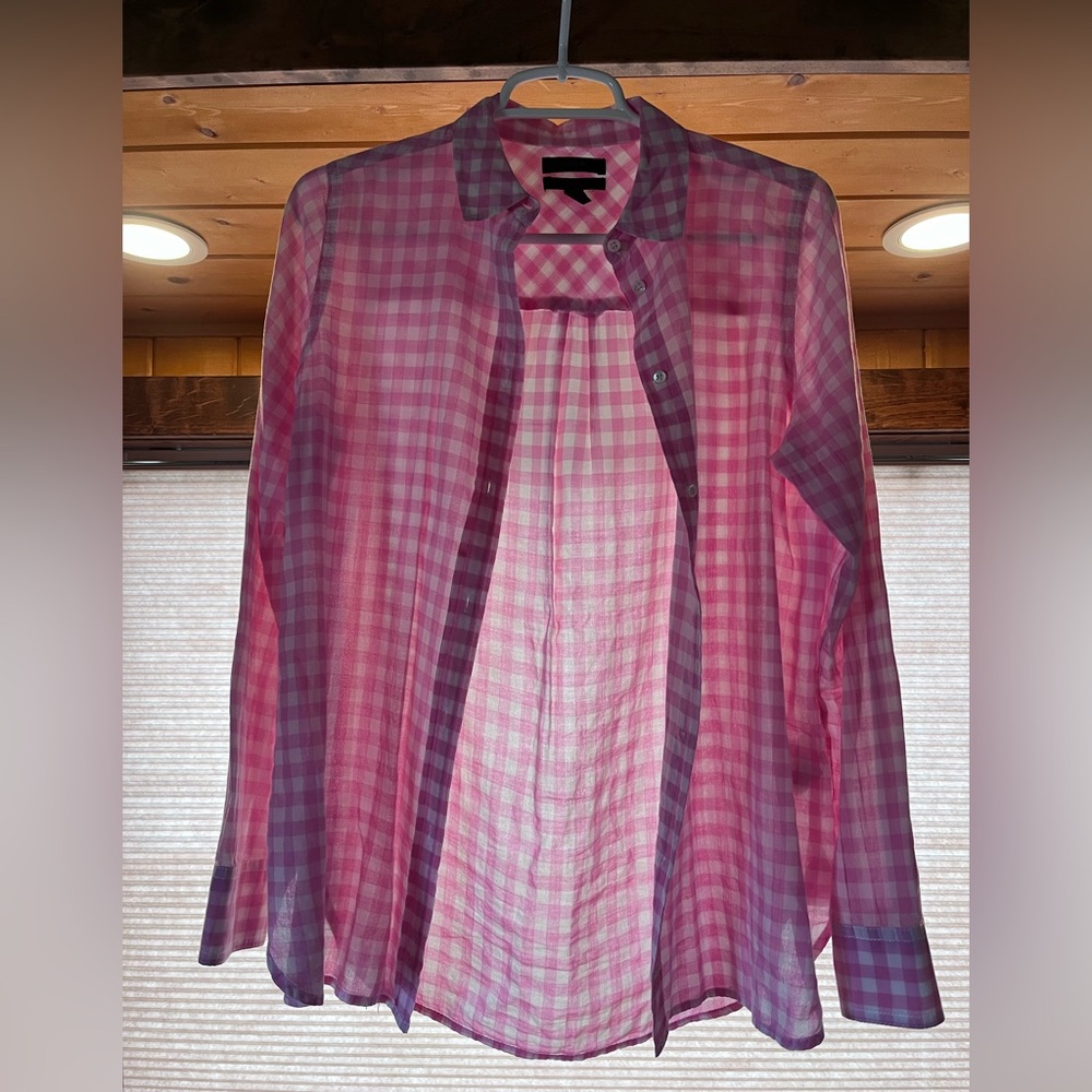 J. Crew Gingham Button Down